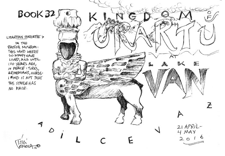 Title Page from Sketchbook 32, Kingdom of Urartu